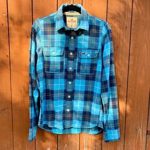 Hollister | Men's Medium-weight Plaid Flannel